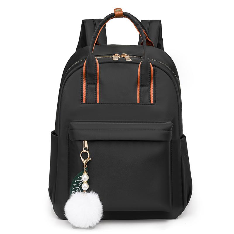 

Универсальный рюкзак из ткани Оксфорд - Большая вместимость, Однотонный, Модный, Универсальный дизайн для поездок на работу и путешествий