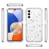 For Samsung Galaxy A14 4G/5G Case Clear Acrylic TPU Hybrid Phone Cover with Laser-printed Film