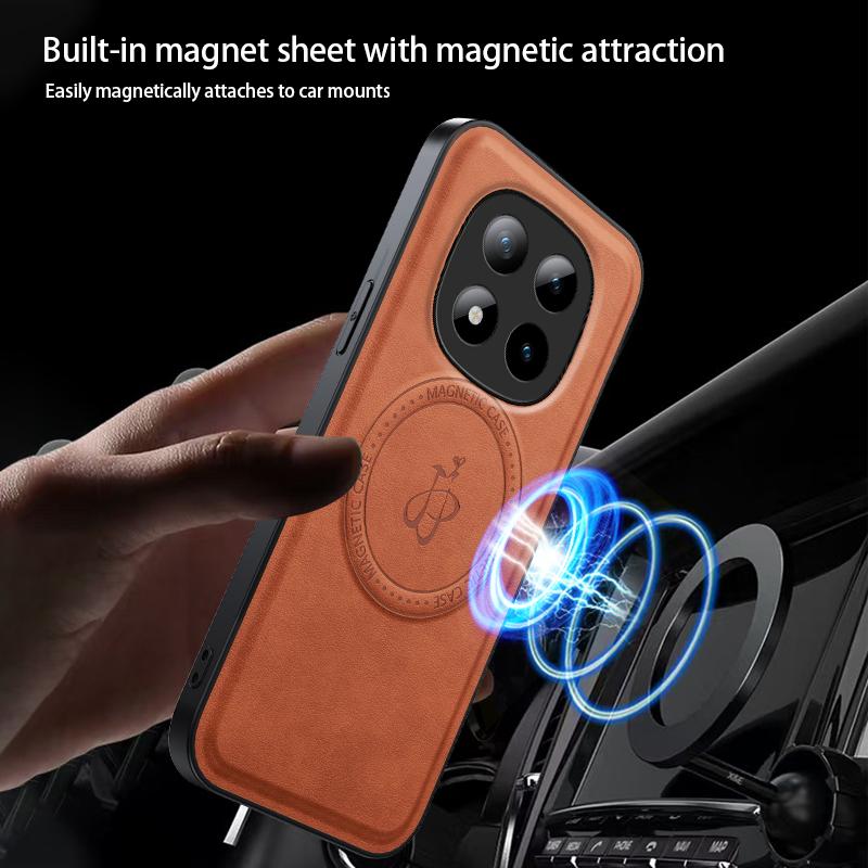 Leather Stand Case for Redmi Note 1 Pro+ Magnetic Cover for  Wireless Charging Shockproof Shell for Redmi Note1 1pro