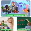 Magnetic Building Blocks Mine World Magnet The End Ender Sword Forest Cabin Cubes Set Stem Sensory Brick Cube Toys Children Gift