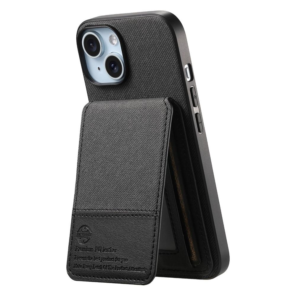 RFID-blockierende Brieftasche mit Kartenhalter-Halterung, Telefonhülle für iPhone 16 E 16 Plus 15 14 13 12 11 Pro Max, Flip-Lederhülle