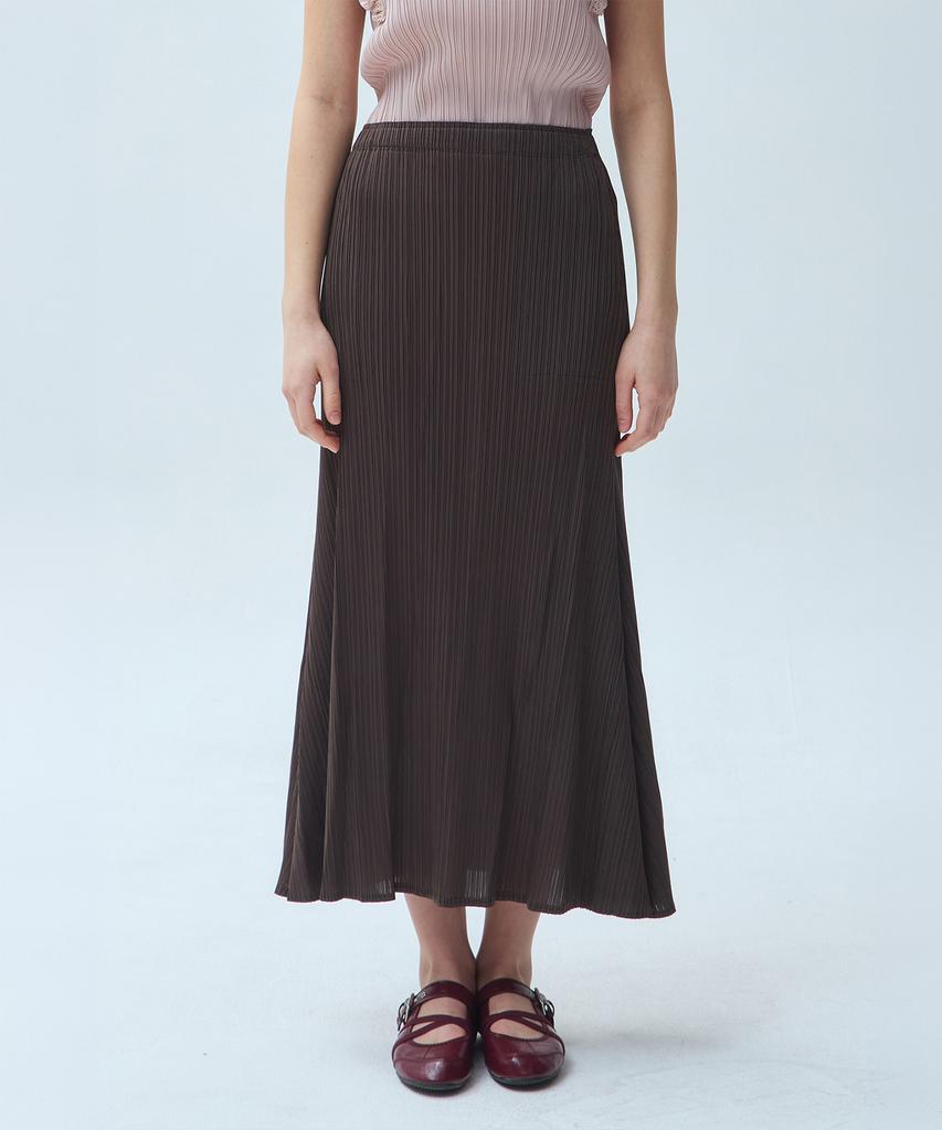 Waiowai Semi-Ballgown Pleated Long Skirt_3Colors