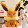 456080Cm  Flareon Plushies Pokémon Cartoon Anime Stuffed Kawaii Ornament Comfortable Soft Doll Toys Peluche Pillow Gift