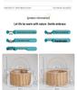 Imitation Rattan Pearl Handheld Flower & Fruit Basket