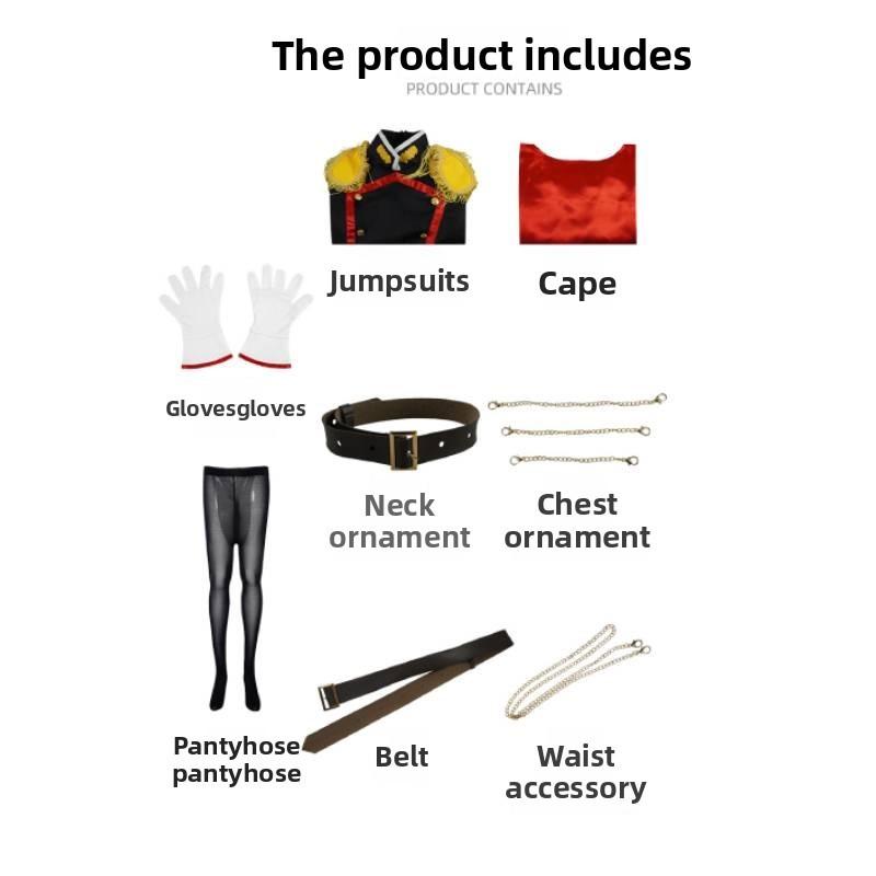 

Chained Soldier Yamashiro Ren With Comfortable Material For Halloween Performance XS