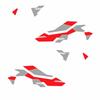 Car Body Sides Sticker Trim Racing Sport Graphics Vinyl Decals DIY Decoration