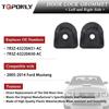 TQPONLY Door Panel Trim Lock Grommet,Compatible With 2005-2014 Ford Mustang Left Driver And Right Passenger Side (Black) Lock Knob Bezel