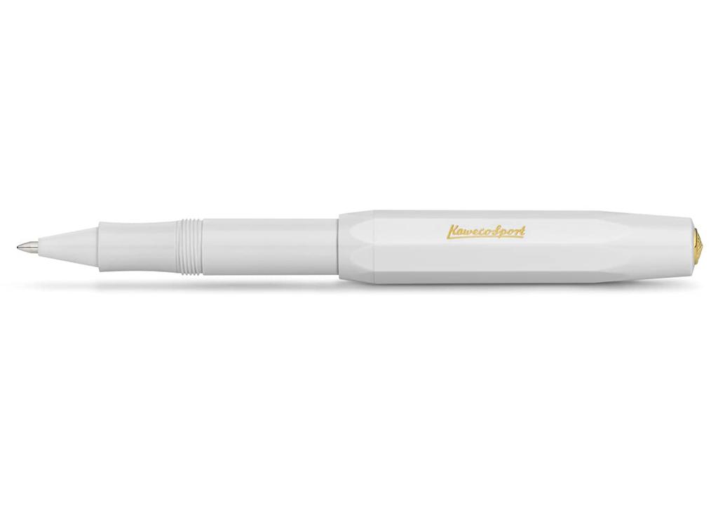 Kaweco Classic Sport White Ballpoint Officially Imported Water-Based Pen, CSR2-WH,
