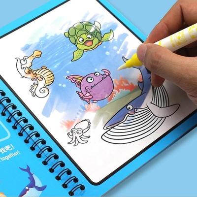 Magic Water Drawing Book Coloring Book Doodle Magic Pen Painting Drawing Board Kids Toys Birthday Christmas New Year Gift