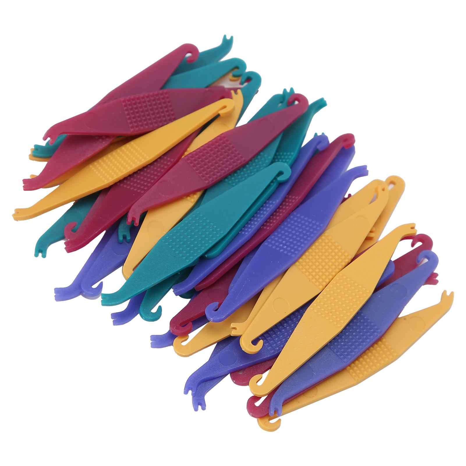 

40pcs Dental Rubber Bands Placers Orthodontic Dental Teeth Plastic Elastic Rubber Band Placers