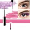 Colorful Mascara with Pearlescent Fine Shimmering, Waterproof and Non-smudge Christmas Spiral Mascara Brush