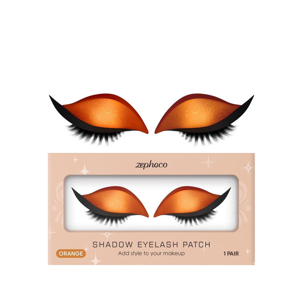 Zephoco Eyeshadow And Eyelash Stickers, Lazy Eye Shadow Eyelash Patch, 2-In-1 Reusable Eye Makeup Stickers Self-Adhesive Quick Makeup