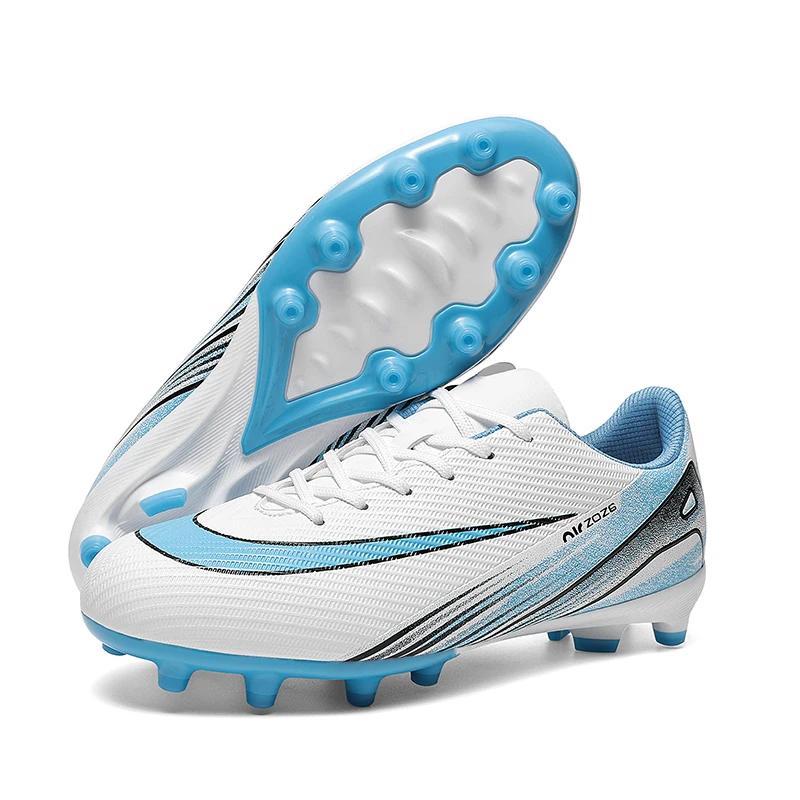 

Men Soccer Shoes Sport TF/FG Football Boots Indoor Non-slip Outdoor Training Shoes Breathable High Ankle Outdoor Wholesale 33