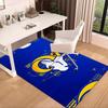 Rams Football Team Spirit Printed Area Rug for Office, Chair Rug, Decorative Carpet Floor Mat, Large Size Fan gifts Christmas gifts