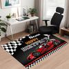 Custom Name Racing Printed Carpet, for Office Chair Living Room Bedroom Kitchen Room Decor Gifts.