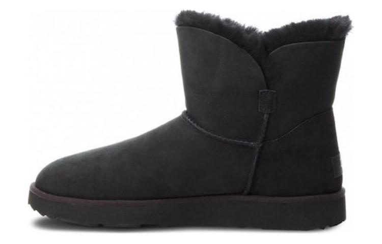 Женские короткие зимние ботинки UGG Черные 1016417-BLK 36