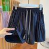 Sports Shorts Women's Summer Thin High Waist Large Size Casual Wide Leg Pants Loose Drawstring Quick Dry Pants