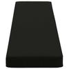 2 piece Bench Cushions VUGHT 2 pcs 100percent  Polyester Black