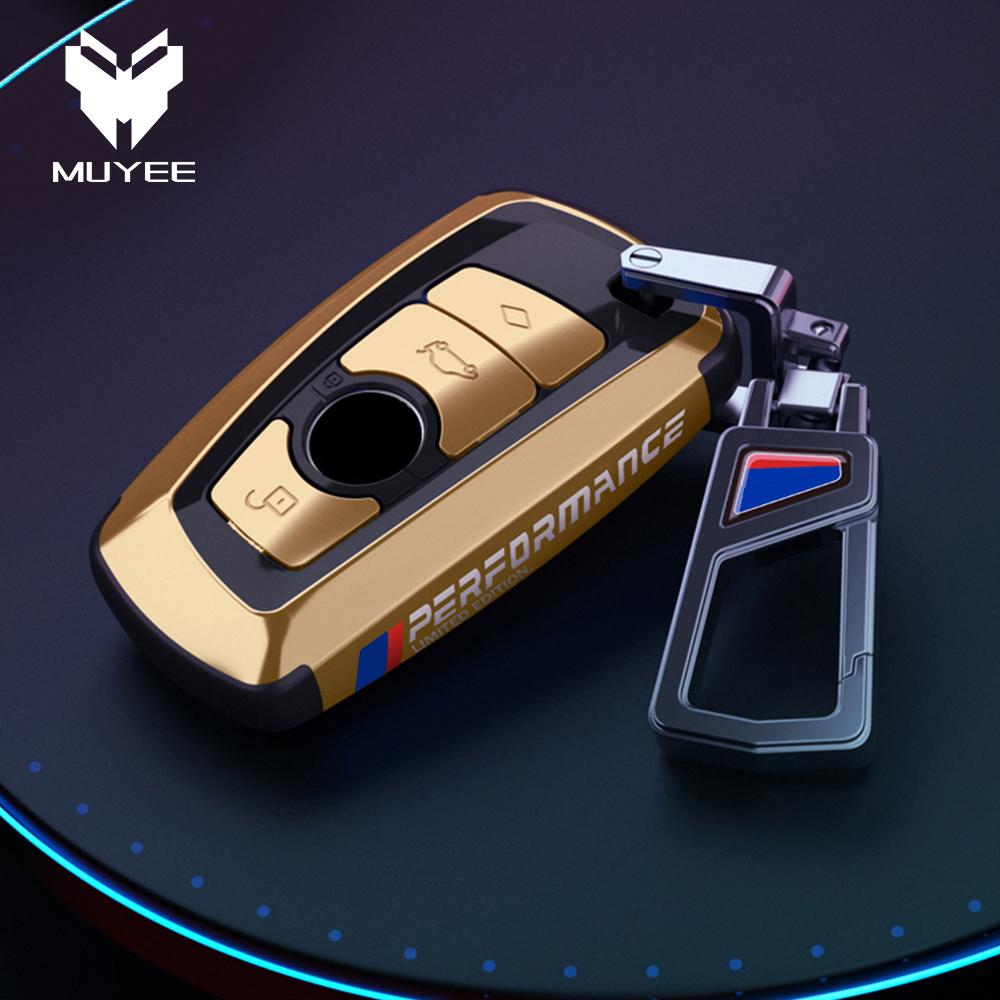 Car Remote Key Case Cover Holder Shell Bag Fob For BMW F20 F30 F31 F34 F10 F11 F25 I3 M3 M4 F15 F16 3 5 Series GT Accessories