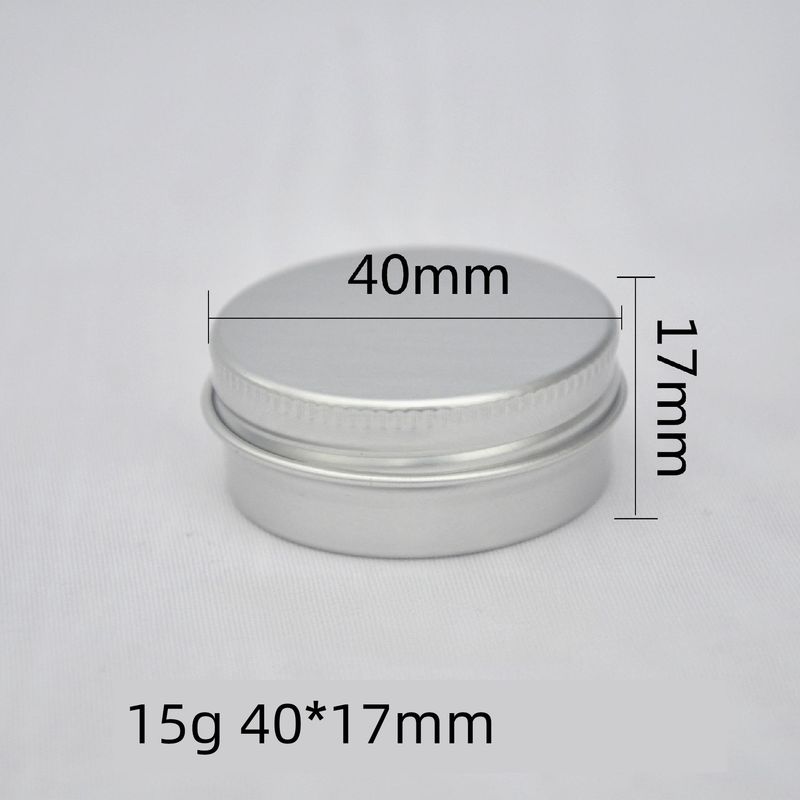 

DIY Radix Arnebiae Seu Lithospermi Mint Ointment Printing Spiral Makeup [Capacity 15g] Silver(Screw Cap)