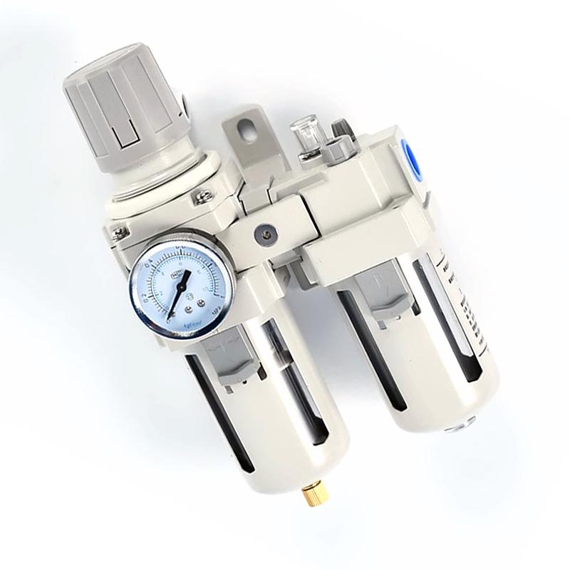 Metallic AC2010-02 AC3010-03 AC4010-04 Pneumatic Pressure Regulator Oil Water Separator Manual Drainage Compressor Air Filter.