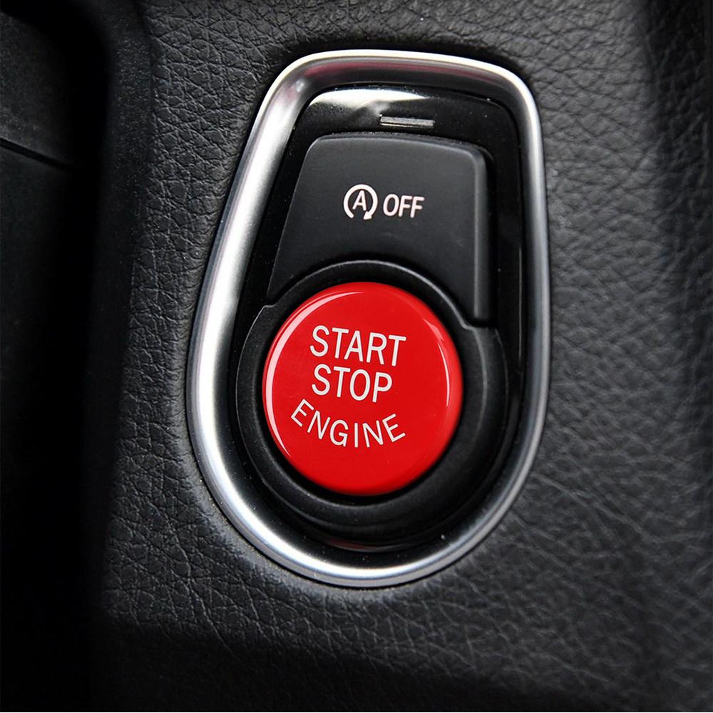 Gloss Red M1 M2 & Start Buttons Kit for BMW