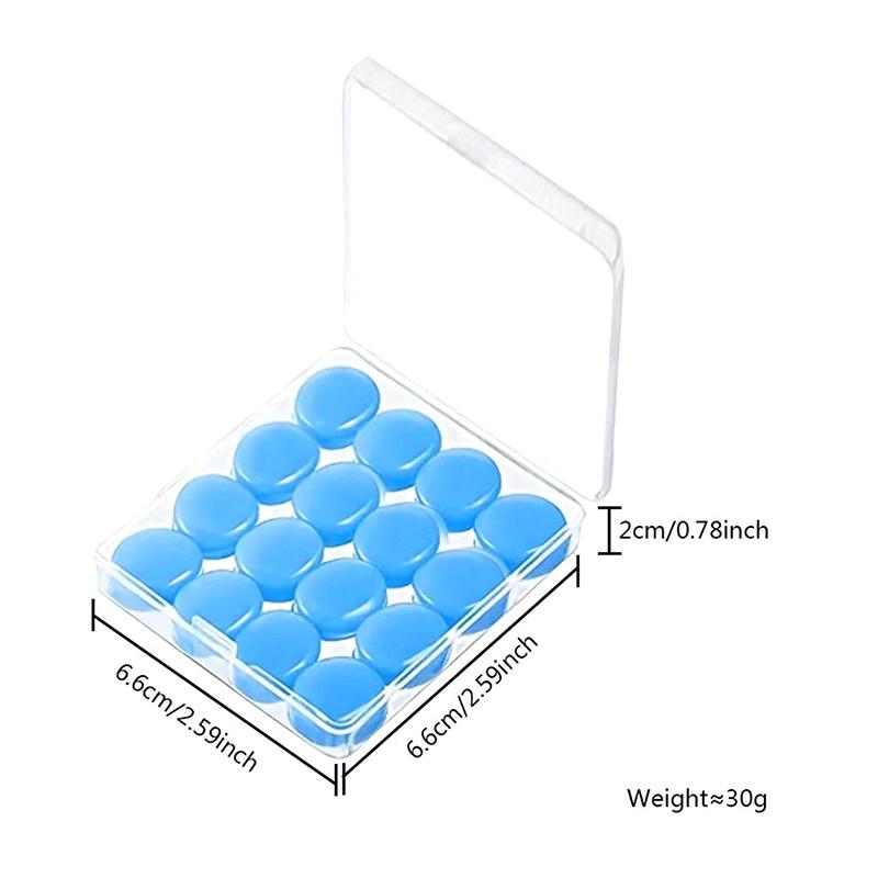 Silicone Ear Plugs Noise Reduction Sleep Anti Canceling Sound Insulation Earplug Protection Sleeping Reusable Ear Plugs