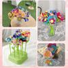 1 Set DIY Fabric Flower Bouquet Kit Kids Handmade Colorful Flower Making Toy Toddlers Girls Educational Floral Bouquet Arts Crafts Activities Toy