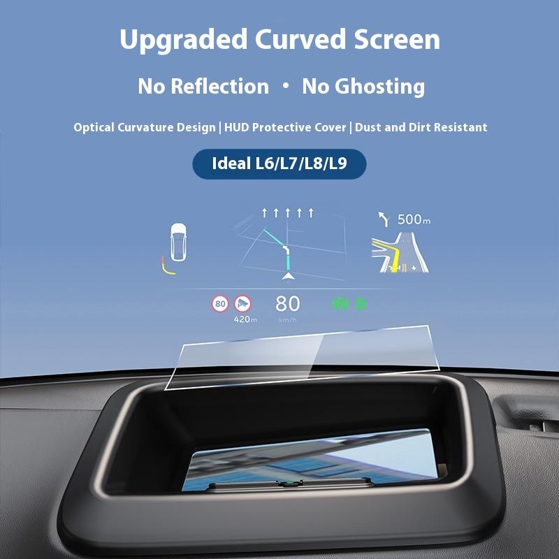 Fit For Li L6 L7 L8 L9 LIXIANG I8 Head-Up Display Protection Frame Instrument Panel HUD Silicone Protection Dustproof Cover
