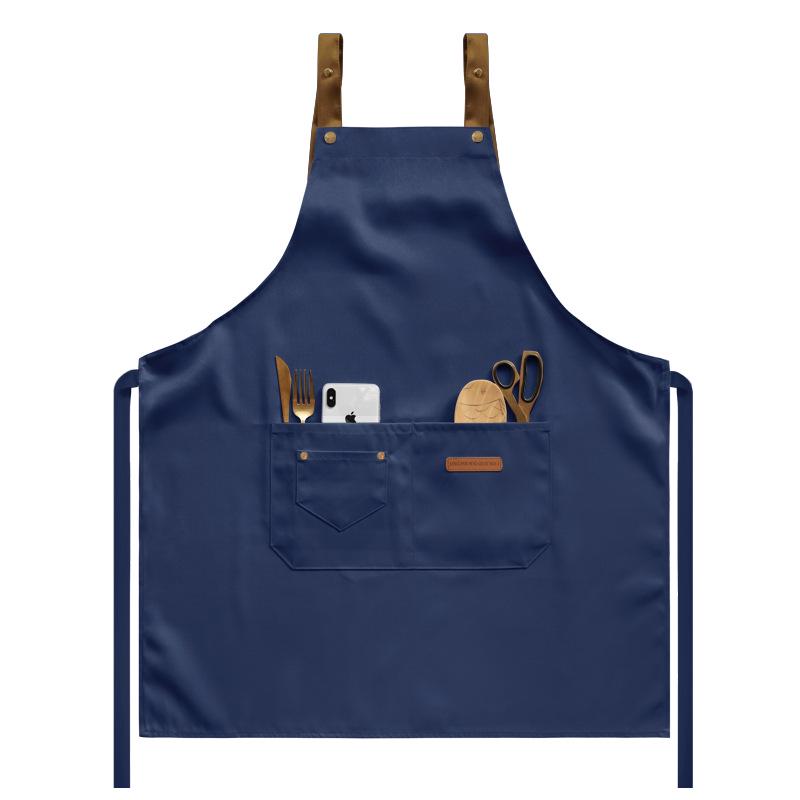 Water-Repellent Double Shoulder Apron for Kitchen, Baking, Painting, and Salon Work