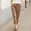 Trousers Mid Waist Universal Cotton Women Clothing Pencil Pants for Summer