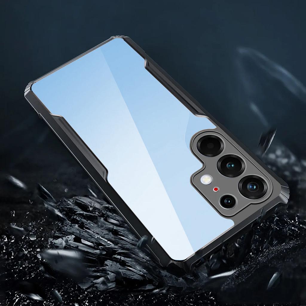 Clear Acrylic Phone Casing For Samsung Galaxy S26 S25 Ultra Plus S25 FE Edge Case Dustproof Slim Airbag Tough Anti-Drop Cover