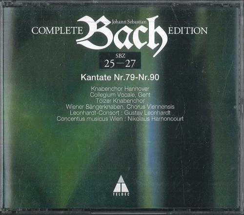 

CD NIKOLAUS HARNONCOURT GUSTAV LEONHA Complete Bach Edition Vol3 Kantat SBZ257 SHOGAKUKAN Japan Classical Used