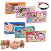 Girls DIY Bracelet Making Kit Jewellery Making Kit Arts for Kids Friendship Craft Kit for 5-12 Years Old Kid Girls Toys Gift