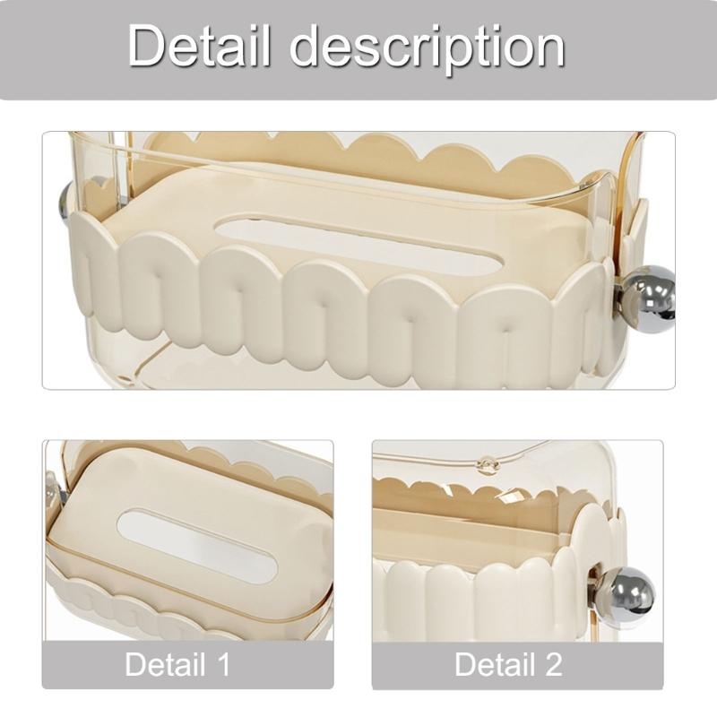 Versatile Tissue Storage Box Covers with Elegant Designs Home Accessory for Household Decoration Office and Car Storage
