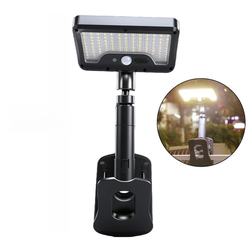 

Solar Light LED Motion Sensor Outdoor Solar Powered Lamp Waterproof Clip on Wall Light for Driveway Garden Camping Street 1PC -- Warm Light