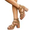 Roman Sandals For Women Summer High Heel With Adjustable Tape For Stylish Comfort
