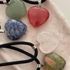 OUI SAY YES! Gemstone Heart Necklace_NC290