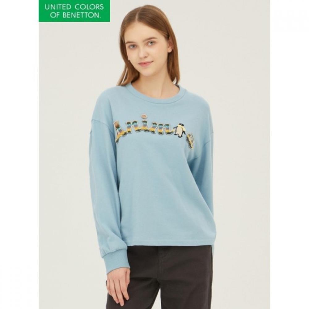

BeneTTon Penguin LeTTering T shirT baTs58361 SB/42