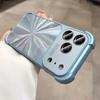 New  6D Colorful Laser Aurora Hard PC Case For For Iphone 17 16 1 14 13 Pro Max Air Soft Bumper Shockproof Glass Camera Cover