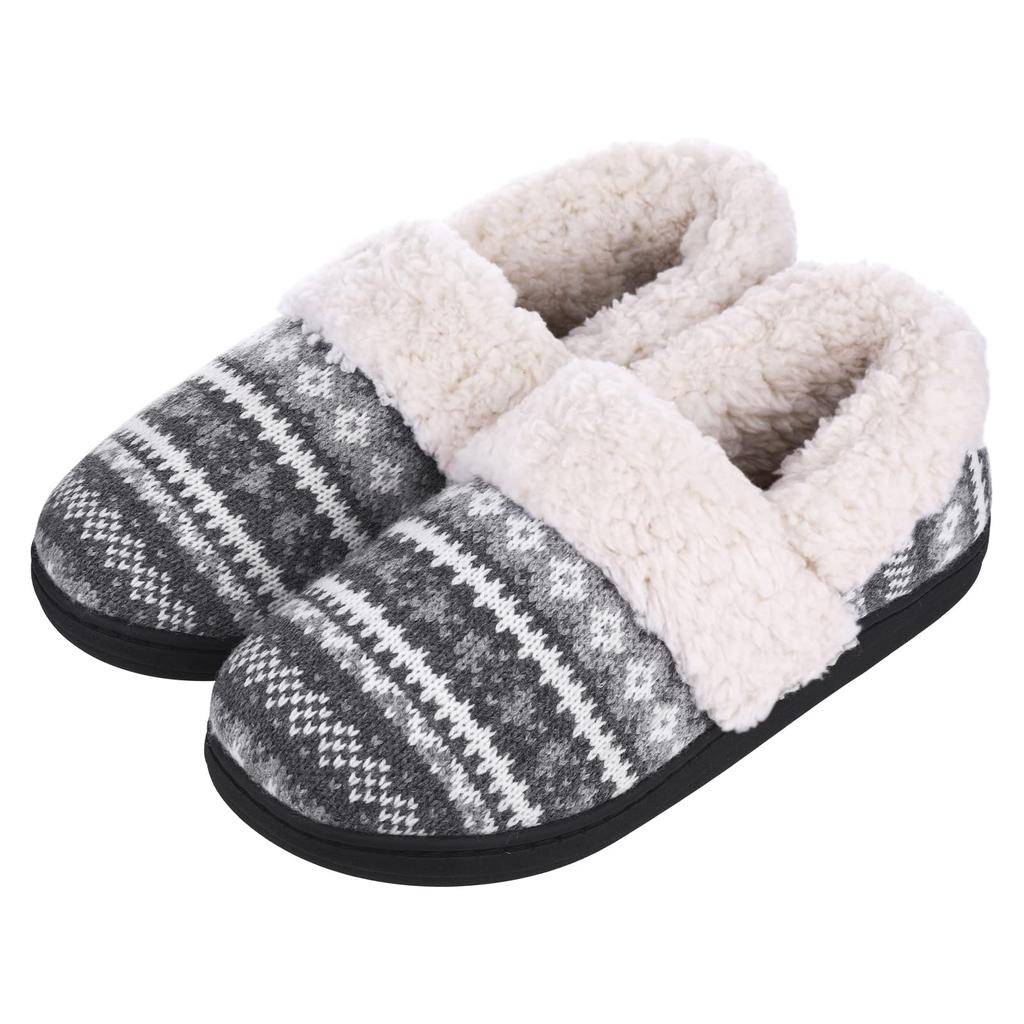 Fashion Litfun Warm Cotton Slippers For Women Men Fluffy House Fur Slippers  Indoor Flats Slip-on Soft Slippers Couple House Mute Slides