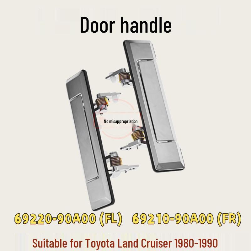 

Toyota Land Cruiser 1980-1990 Exterior Door Handle 69220-90A00 Silver Left