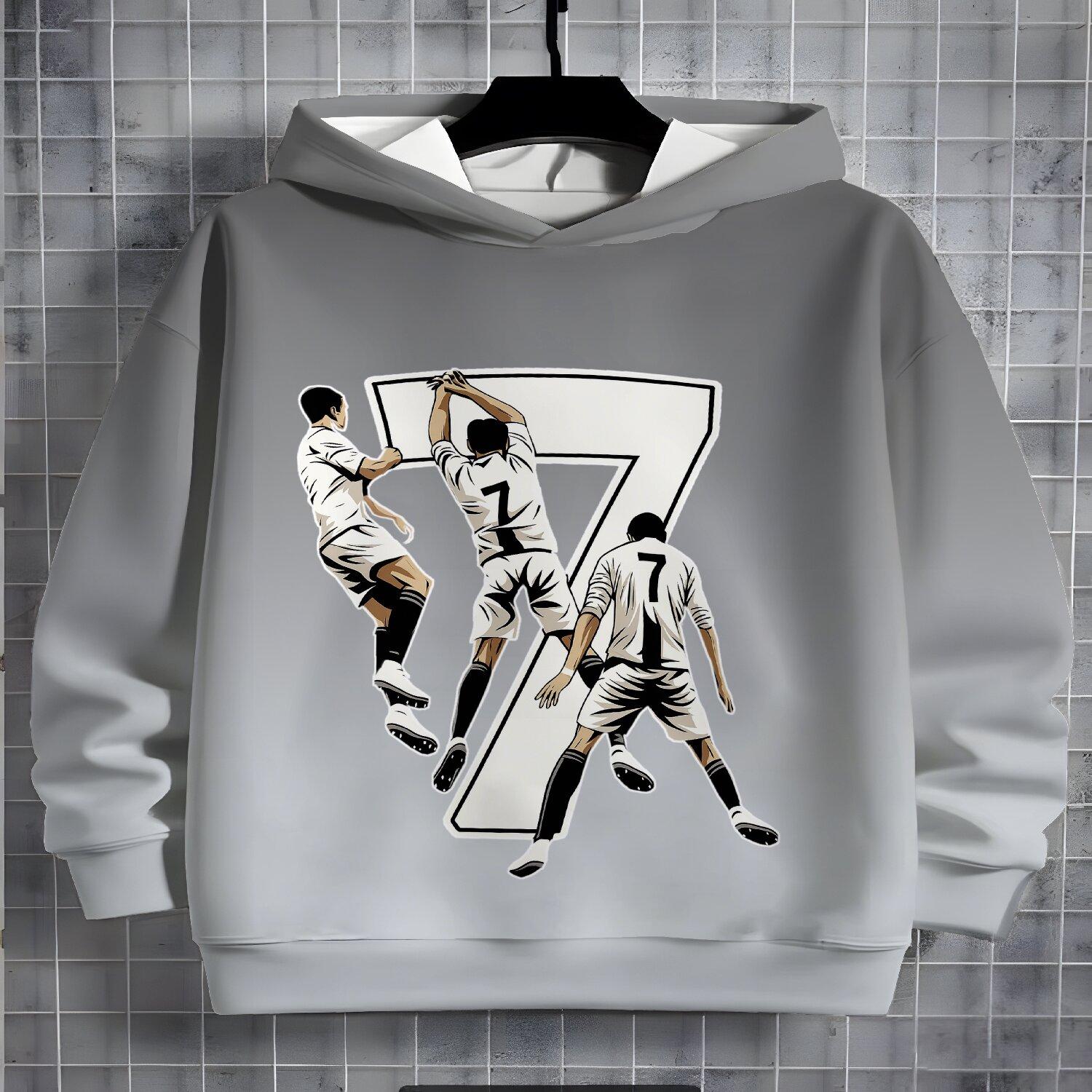 

Худі спортивного стилю з 3D-принтом для хлопчиків та дівчаток, повсякденне, модне, зручне 13-14Y