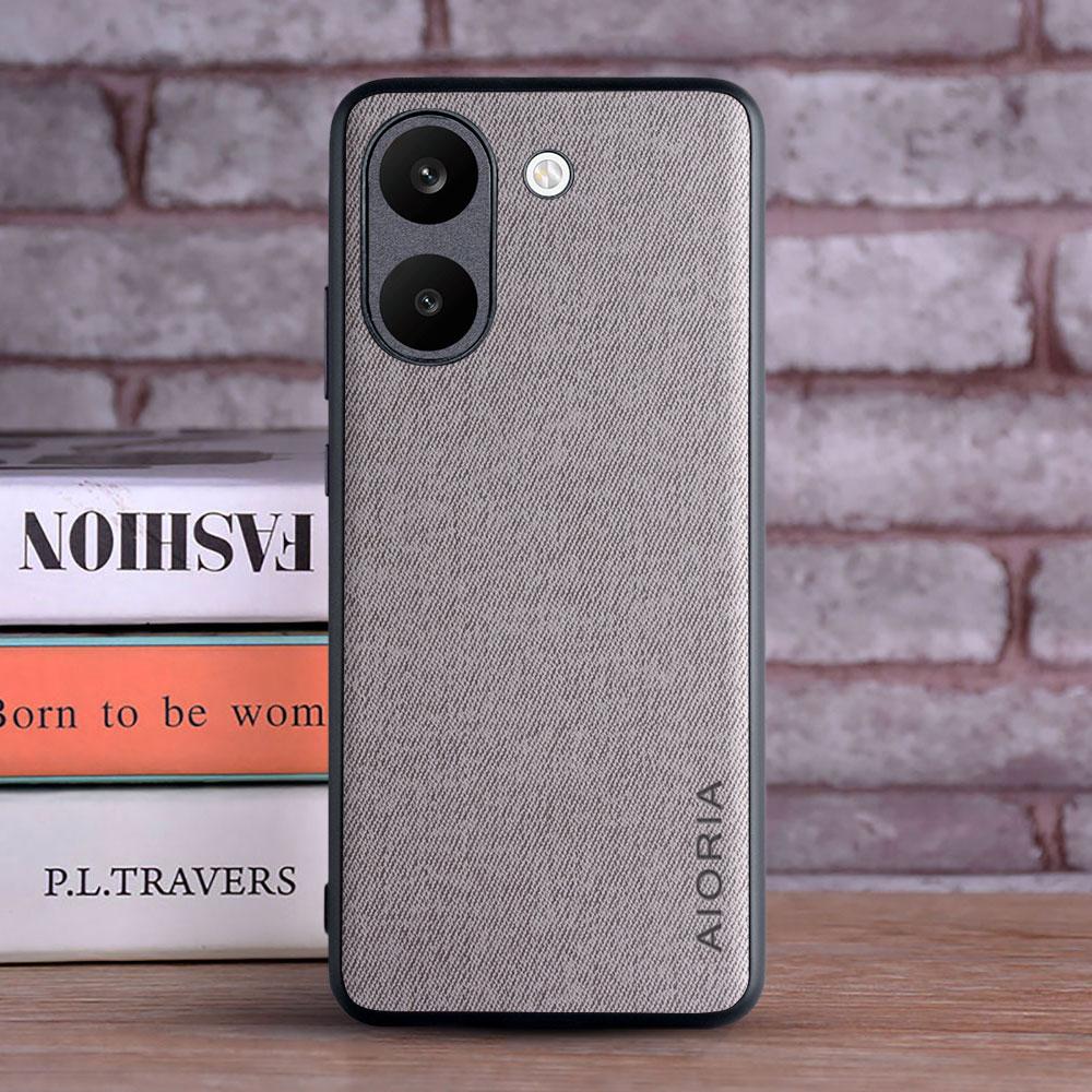 Case for Xiaomi Poco X8 Pro Max Textile Leather Fashion Soft TPU Hard PC 3 In1 Material for Poco X8 Pro Case Funda Coqua