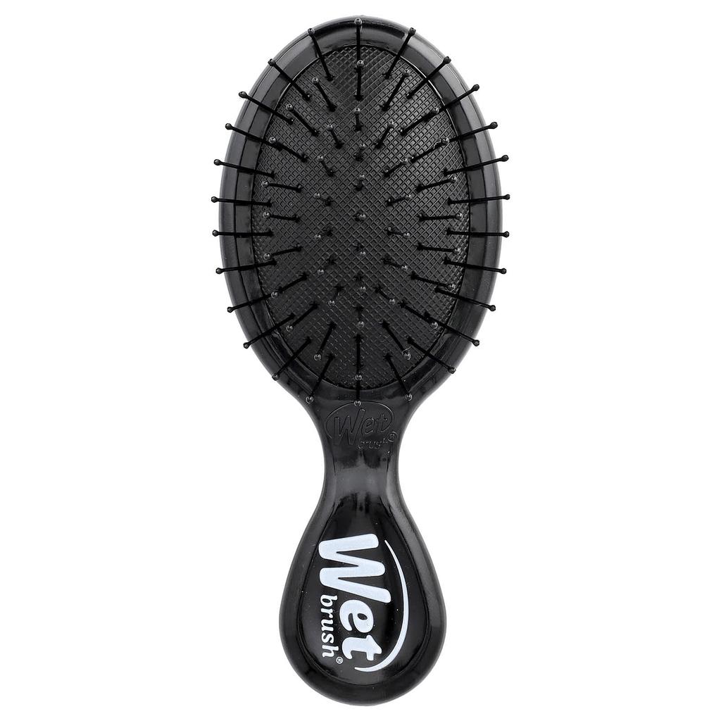 Mini Detangler, for Wet or Dry Hair, Black, 1 Brush