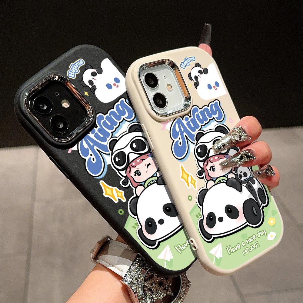 

Для OPPO A16 A38 A57 A58 A74 A78 A98 Reno8T Reno13F Realme C25S C53 C65 Мультяшний Чорний Кіт Сріблястий Край М який Рідкий Силікон Захисний Чохол Realme C65 5G синій