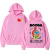 France Rapper BOOBA B2O Tour Men's Hoodies Retro Style Hip Hop Long Sleeves Hooded Sweatshirts Clothing Oversized Pullover