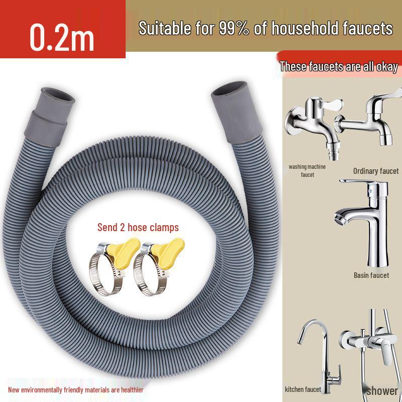 Plastic Faucet Extension Pipe for Kitchen Sink Water Connection