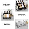 Creative Rack Stand Bracket Integrated Bottle Iron Storage Display Practical