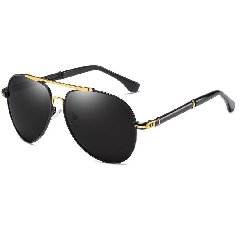 Mens Gradient Toad Mirror Metal Round Frame Sunglasses UV Protection Polarized Fashion Eyewear